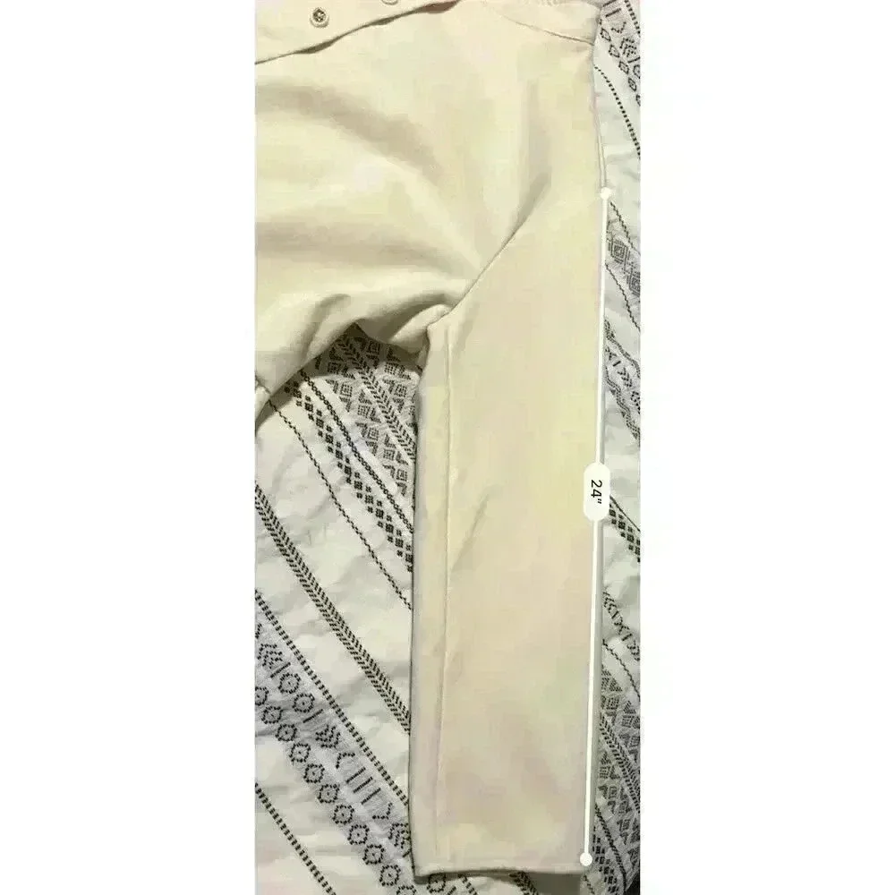 Yitemei Women's 2XL White Peplum Overcoat Stand Collar Ruffle Hem - Picture 12 of 12